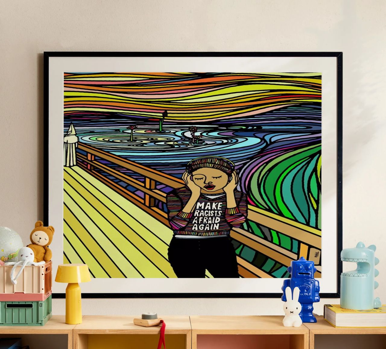 The Scream poster by Ninhol