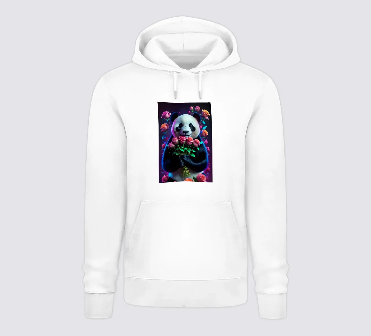 Panda con rose felpa con cappuccio da MakArena