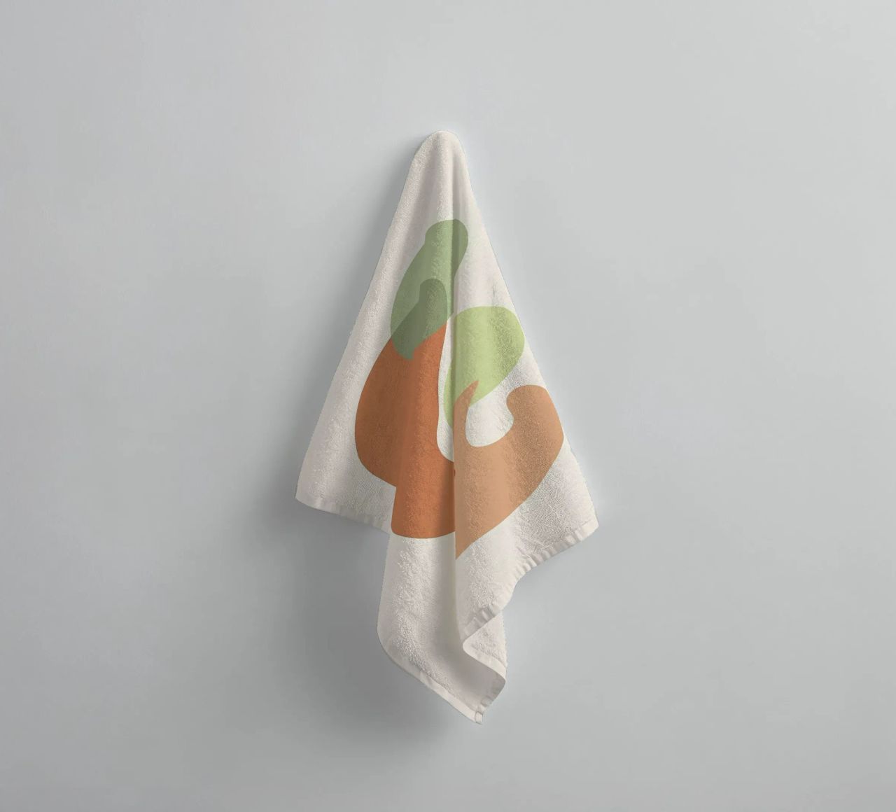 boho abstract pastel 4 towel by Yeadon