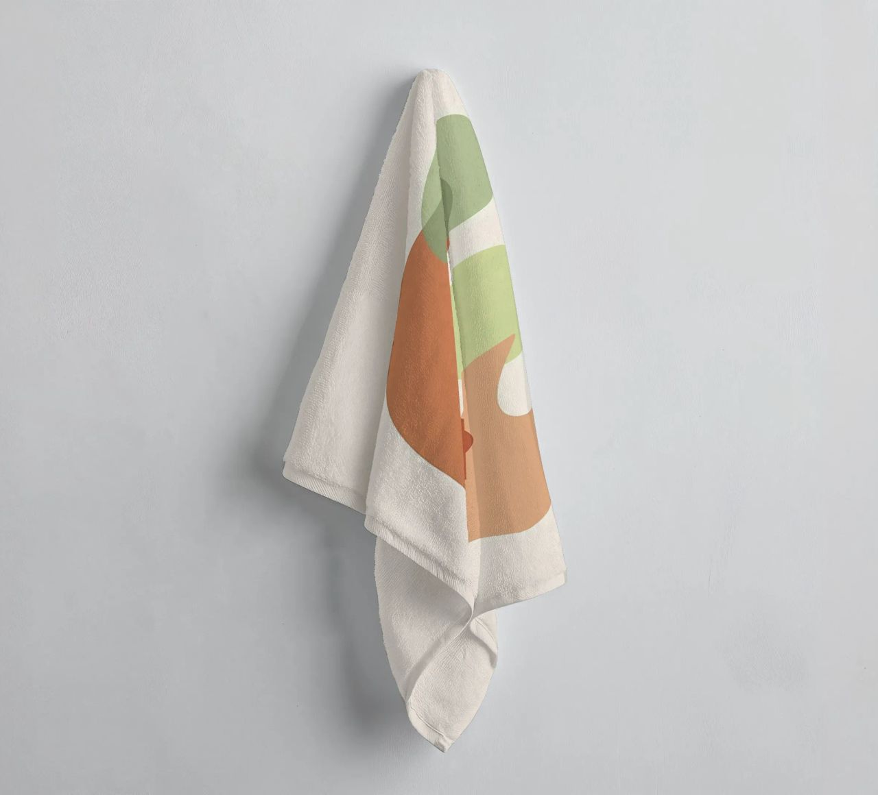 boho abstract pastel 4 towel by Yeadon