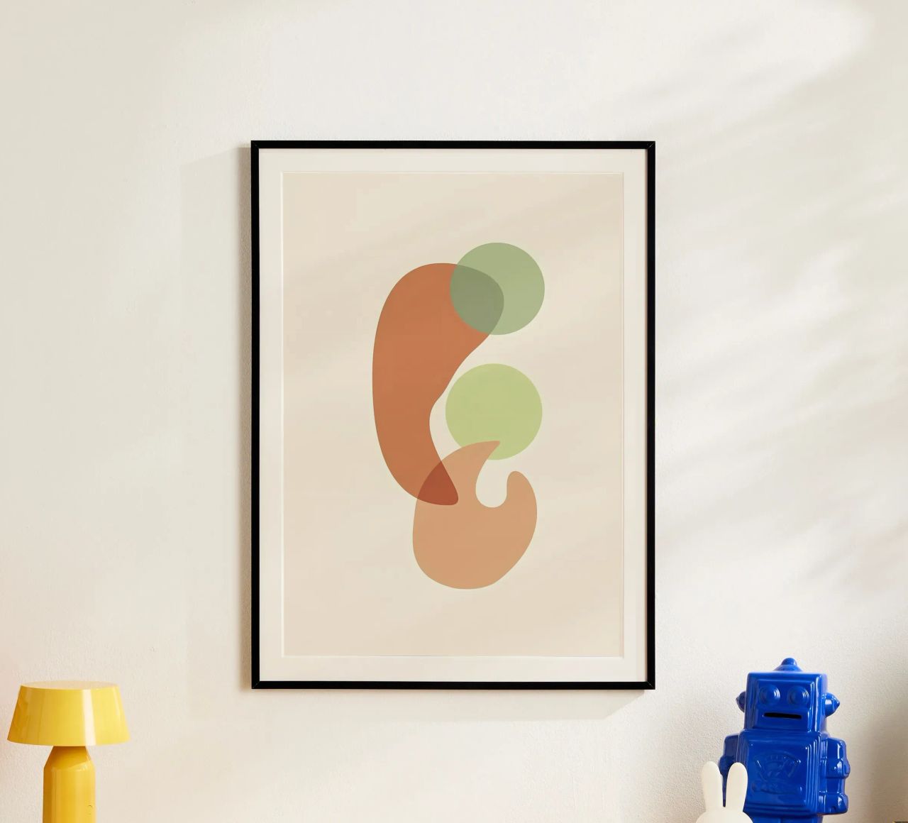boho abstract pastel 4 poster by Yeadon