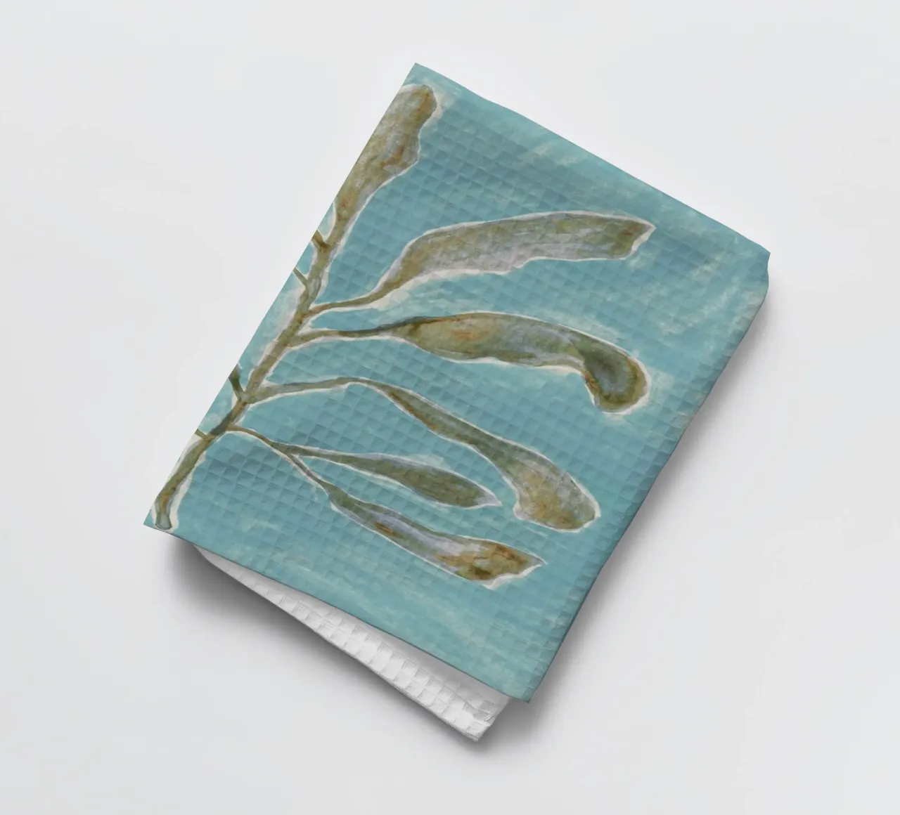 Branche aquarelle #2 torchon de Alisa Galitsyna
