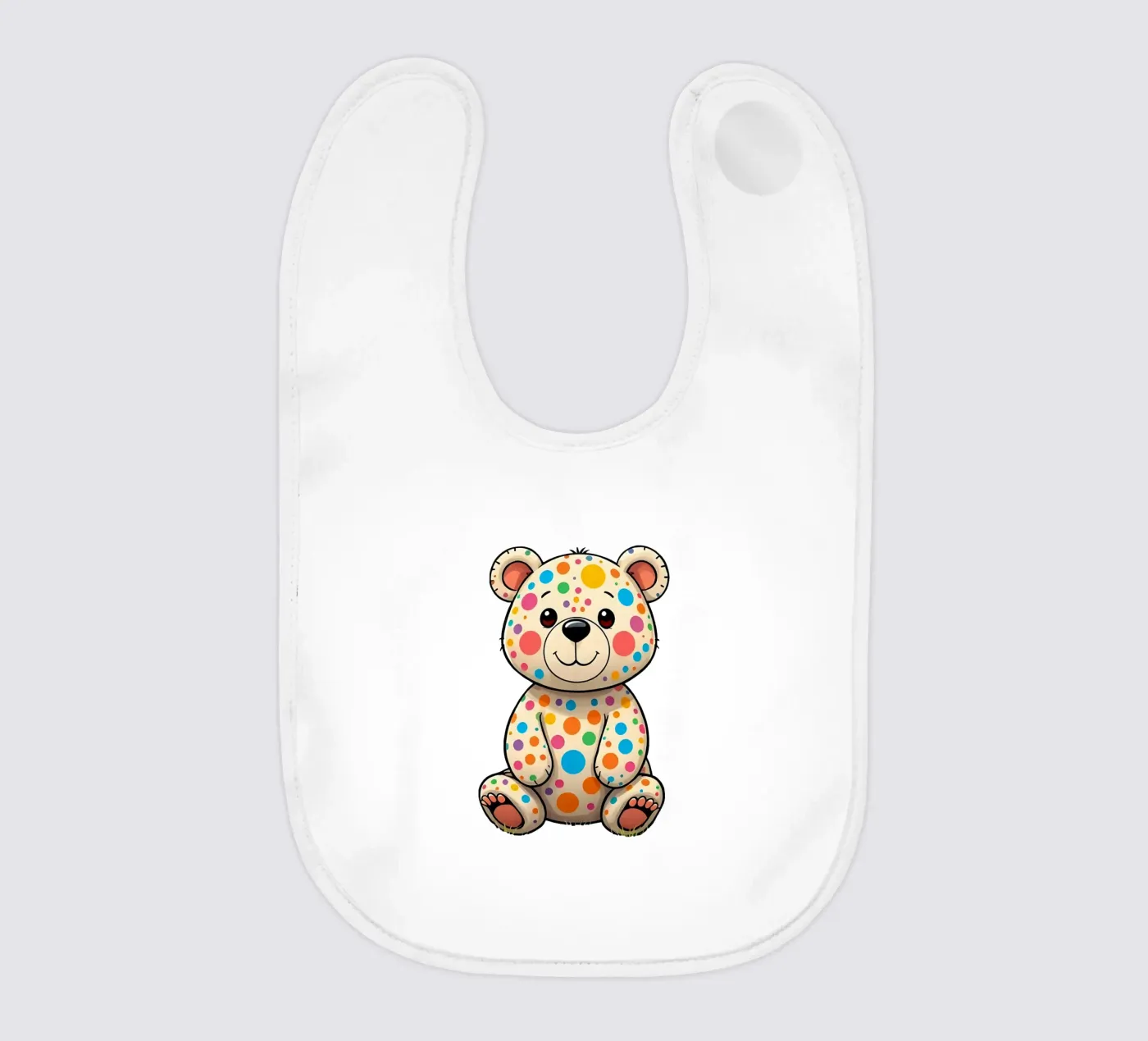 Bear_2a baby slabbetje van Tierisch bunt by LK