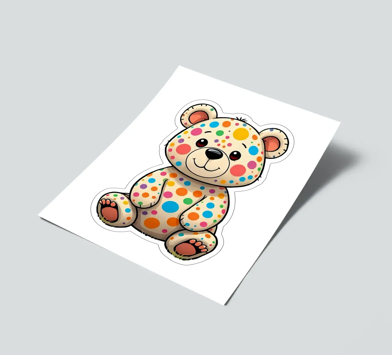 Bear_2a sticker sheet by Tierisch bunt by LK
