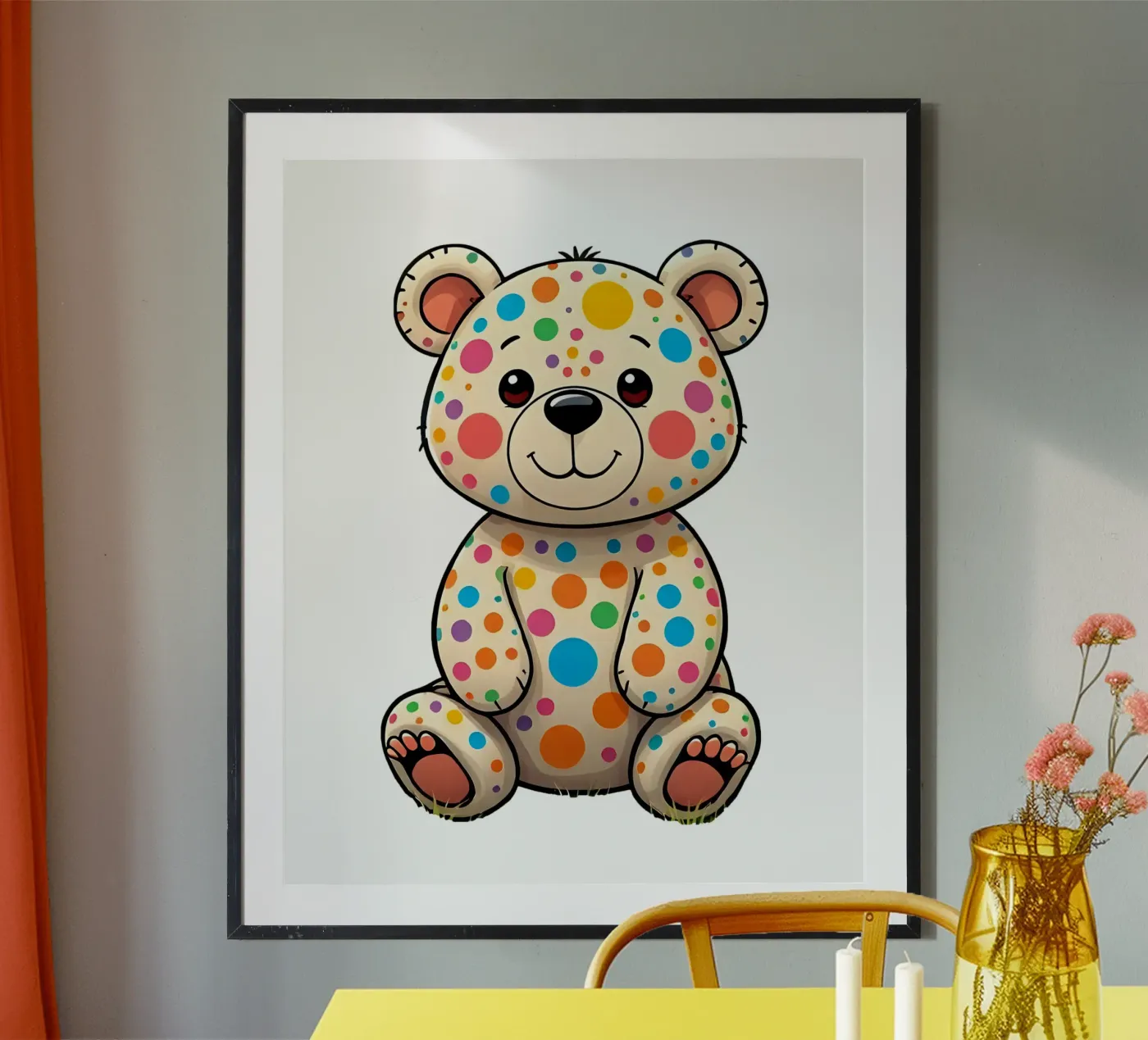 Bear_2a Poster von Tierisch bunt by LK