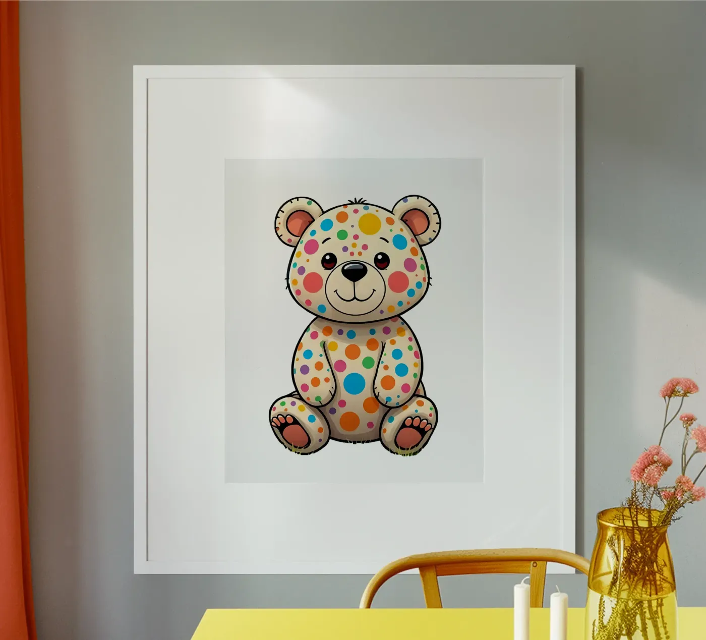 Bear_2a Poster von Tierisch bunt by LK
