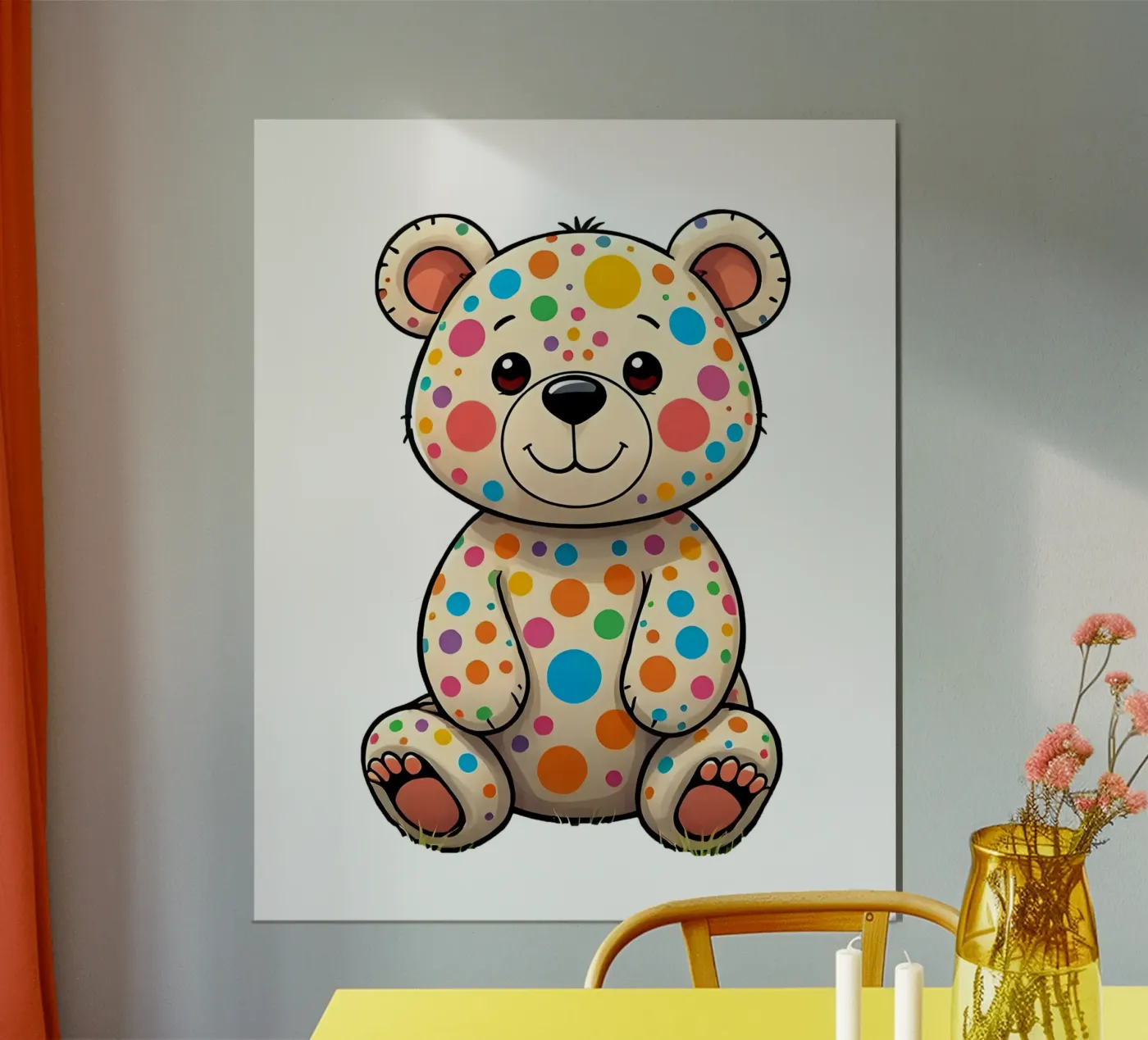 Bear_2a Poster von Tierisch bunt by LK