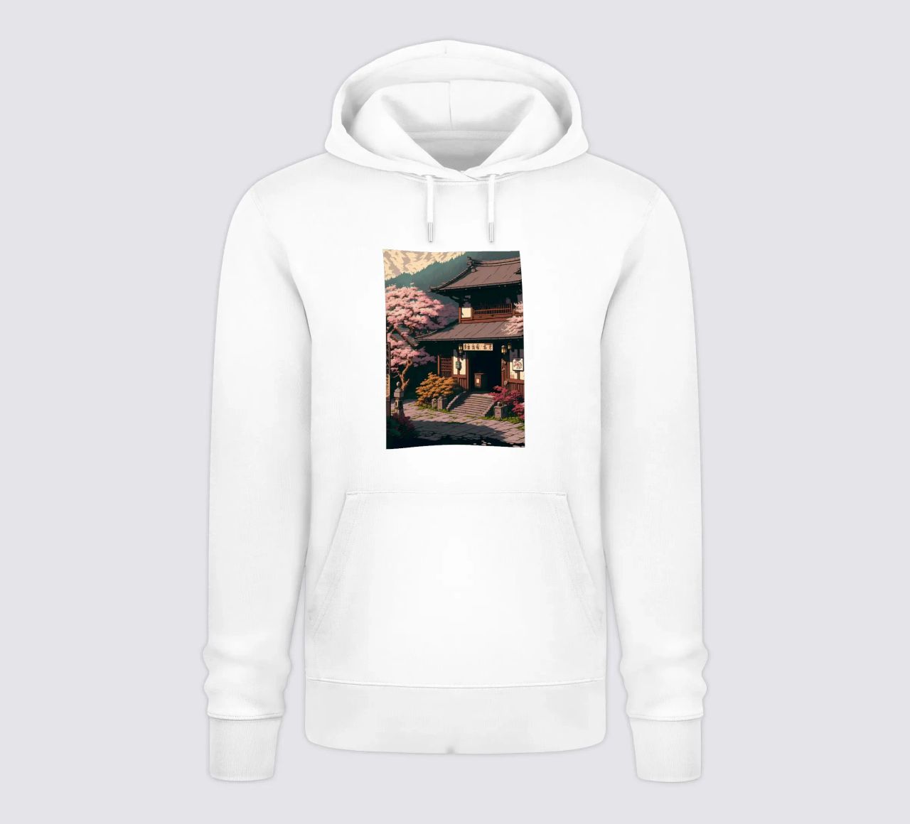 Giappone Pixel art felpa con cappuccio da Bernotas