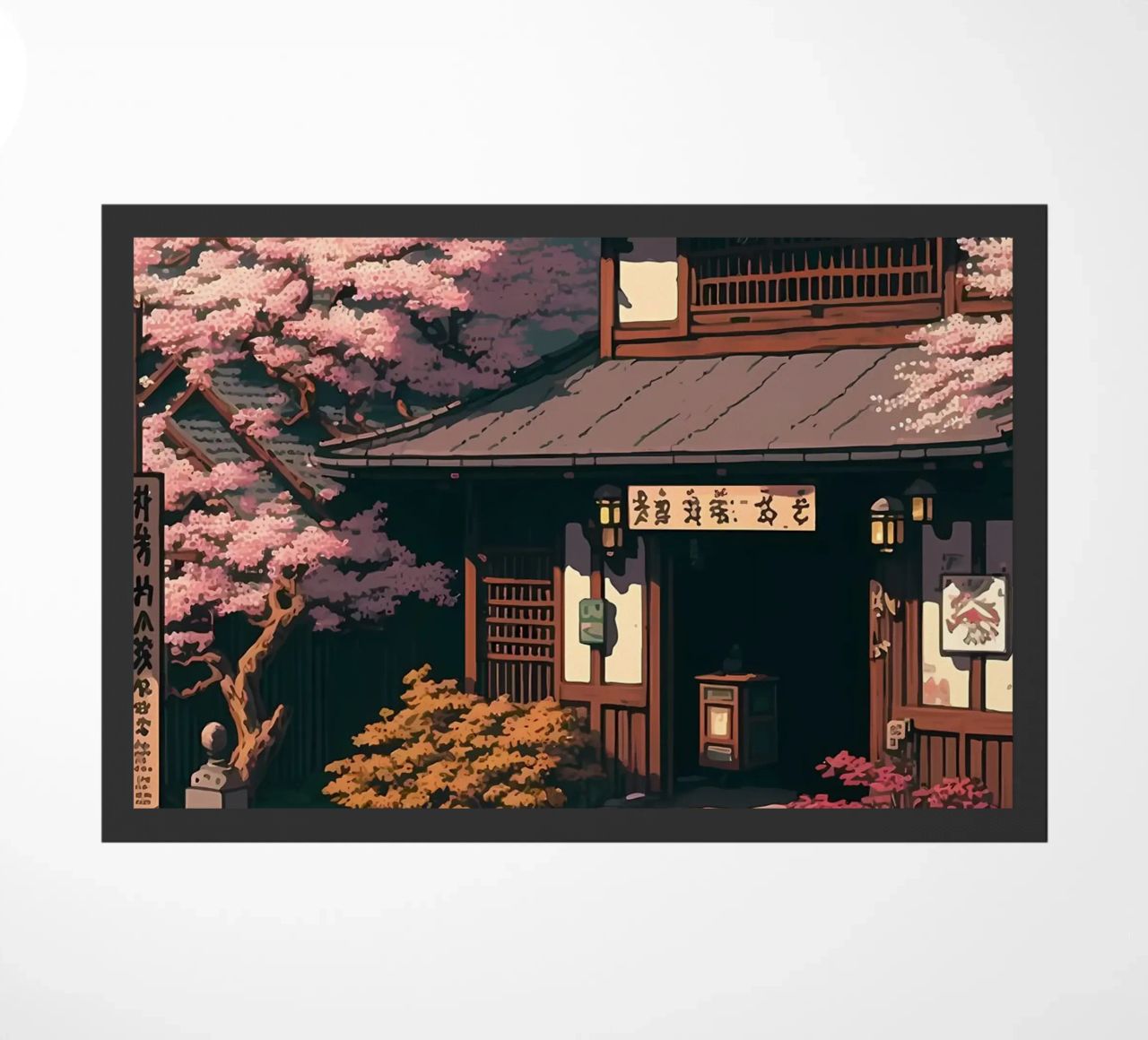 Giappone Pixel art zerbino da Bernotas