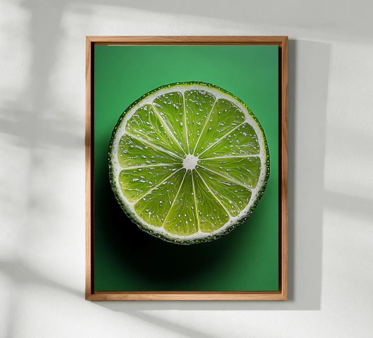 Fetta di lime alluminio dibond da Spice & Style