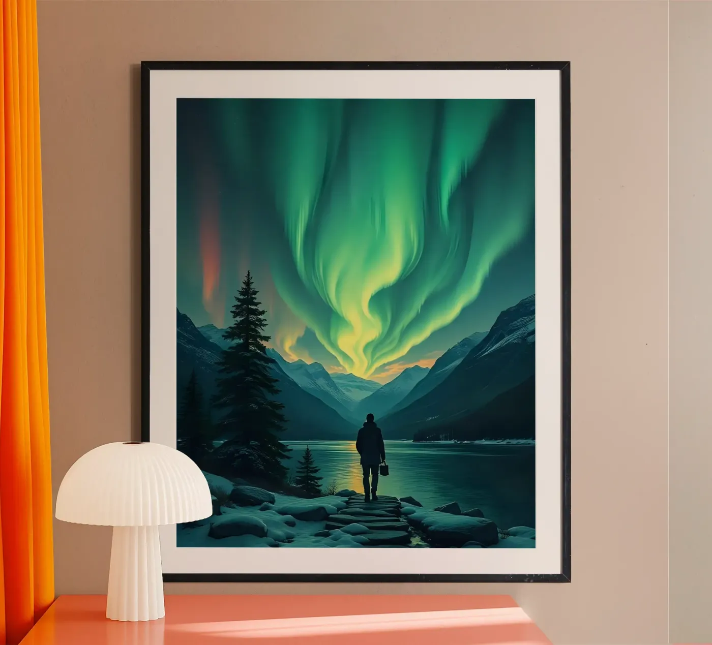 Aurora boreale_1 poster da Fantasie & Mystikwelten by LK