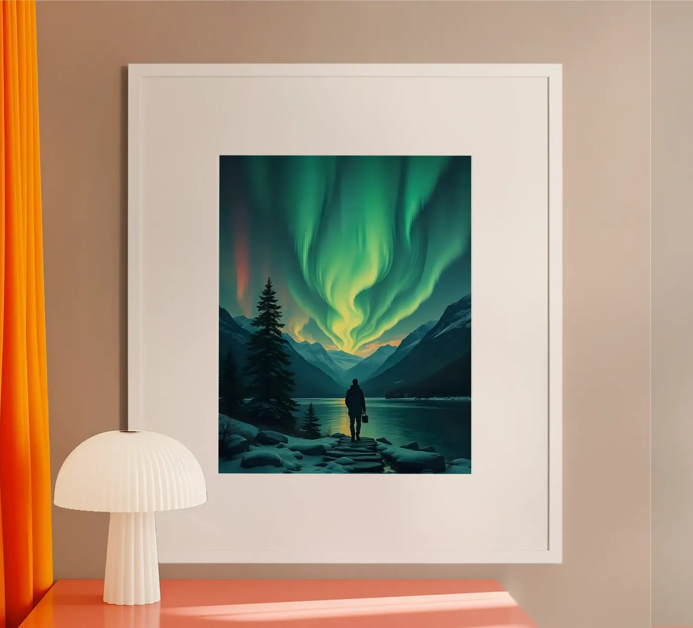 Aurora boreale_1 poster da Fantasie & Mystikwelten by LK