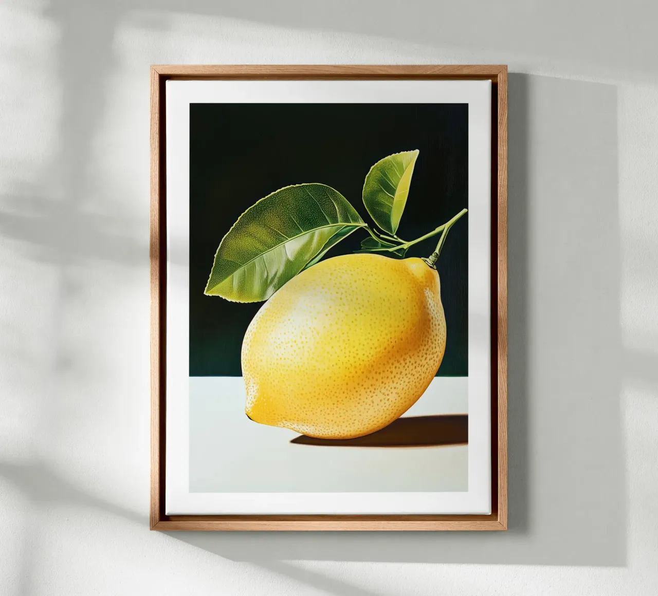 Strahlende Zitrone Leinwand von Spice & Style