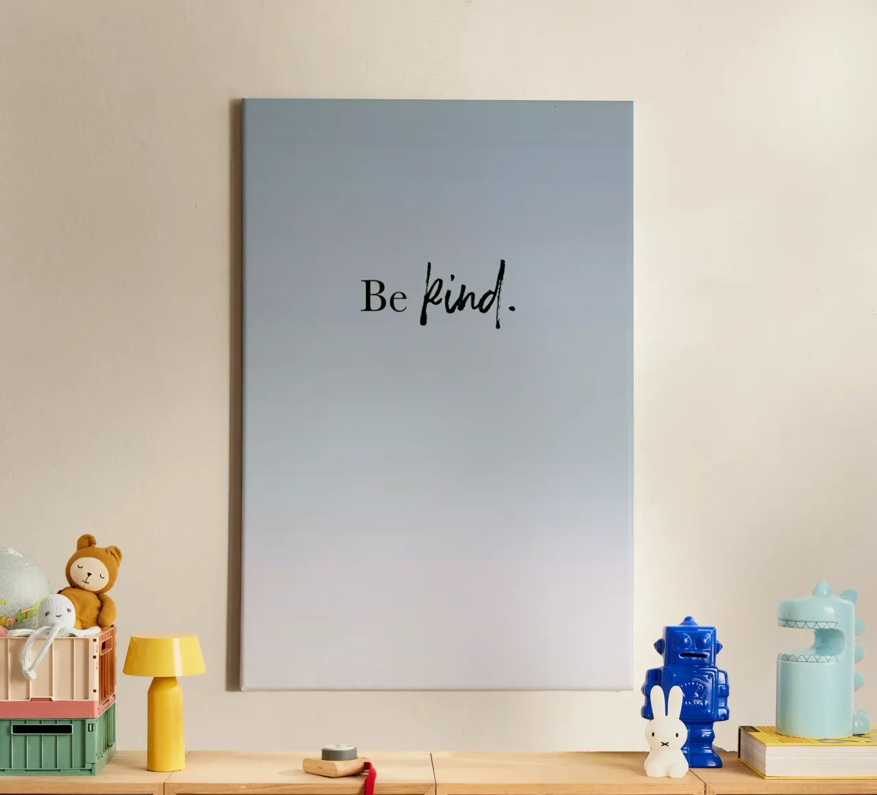 Be Kind tela con Cornice a cassetta da Studio One