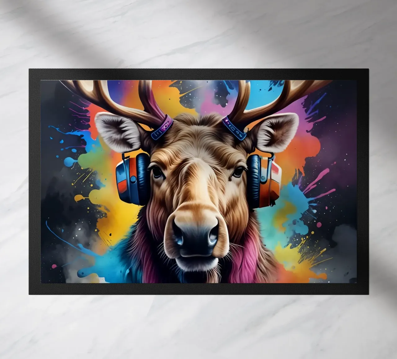 Alce in cuffia zerbino da MakArena