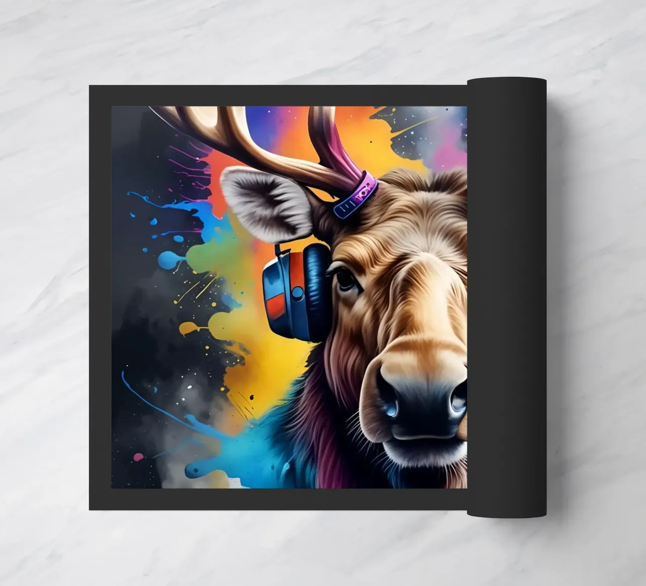 Alce in cuffia zerbino da MakArena