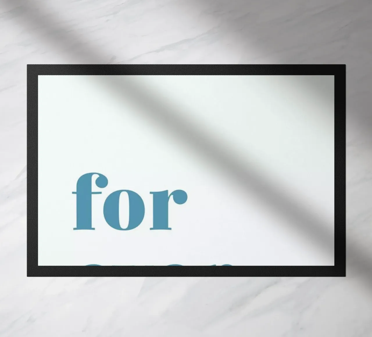 For Ever doormat by Studio One