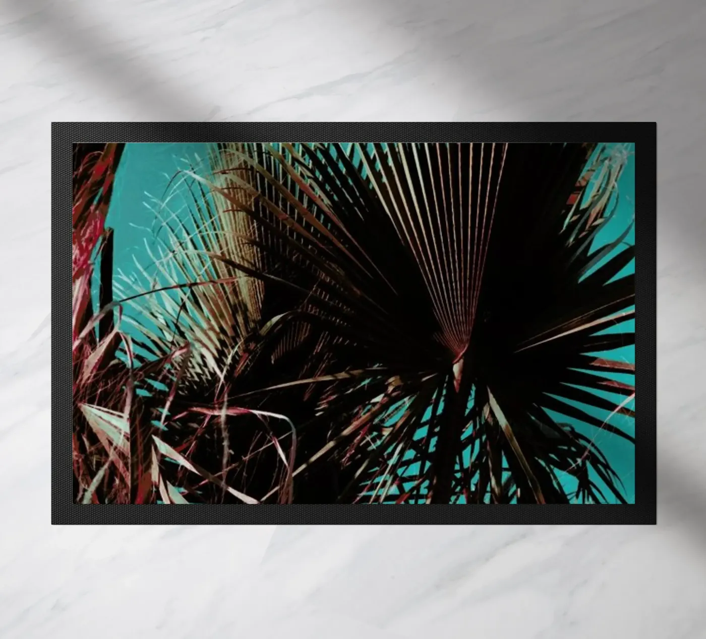 Palms V doormat by Sebastian Hilgetag