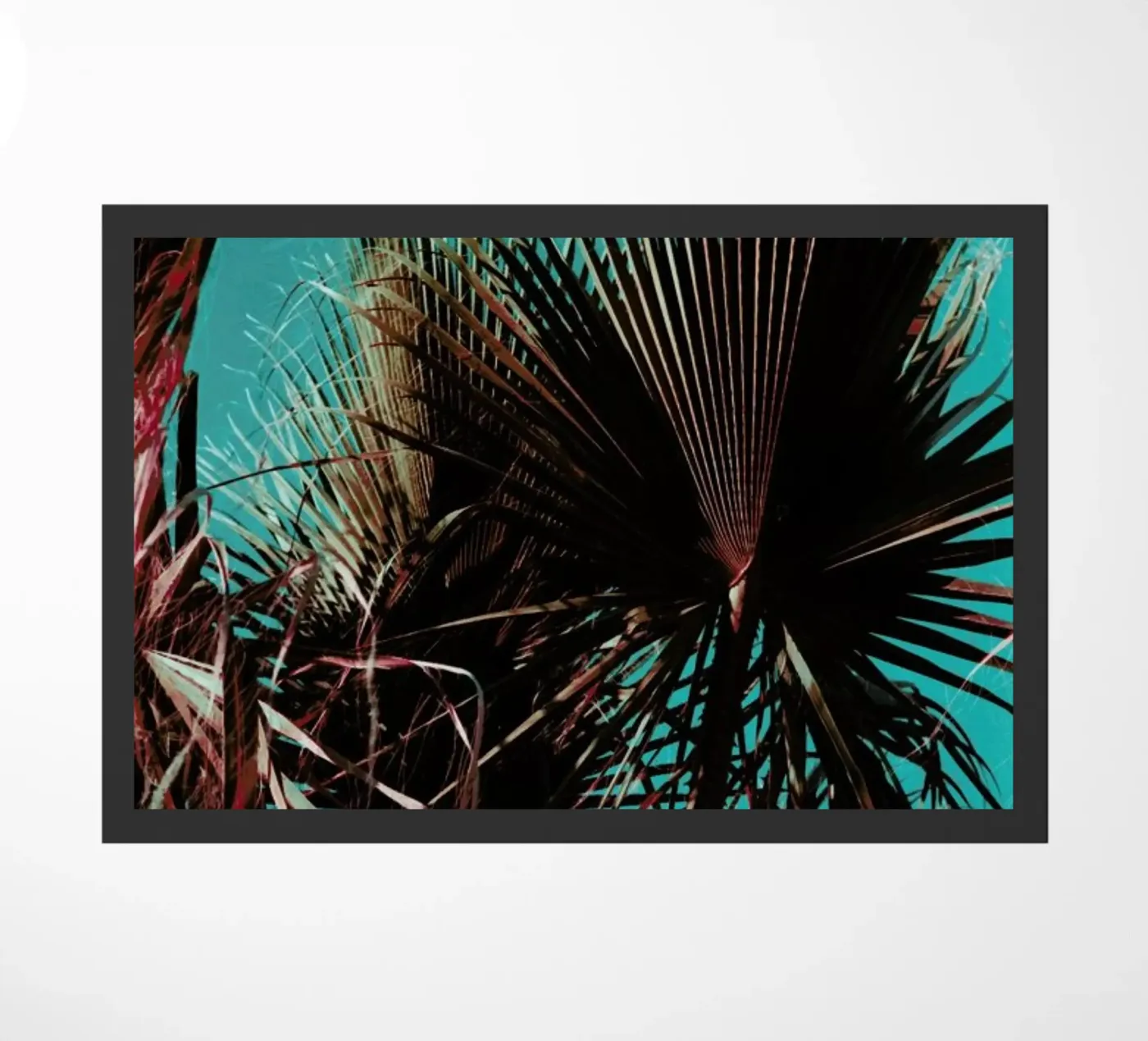 Palms V doormat by Sebastian Hilgetag