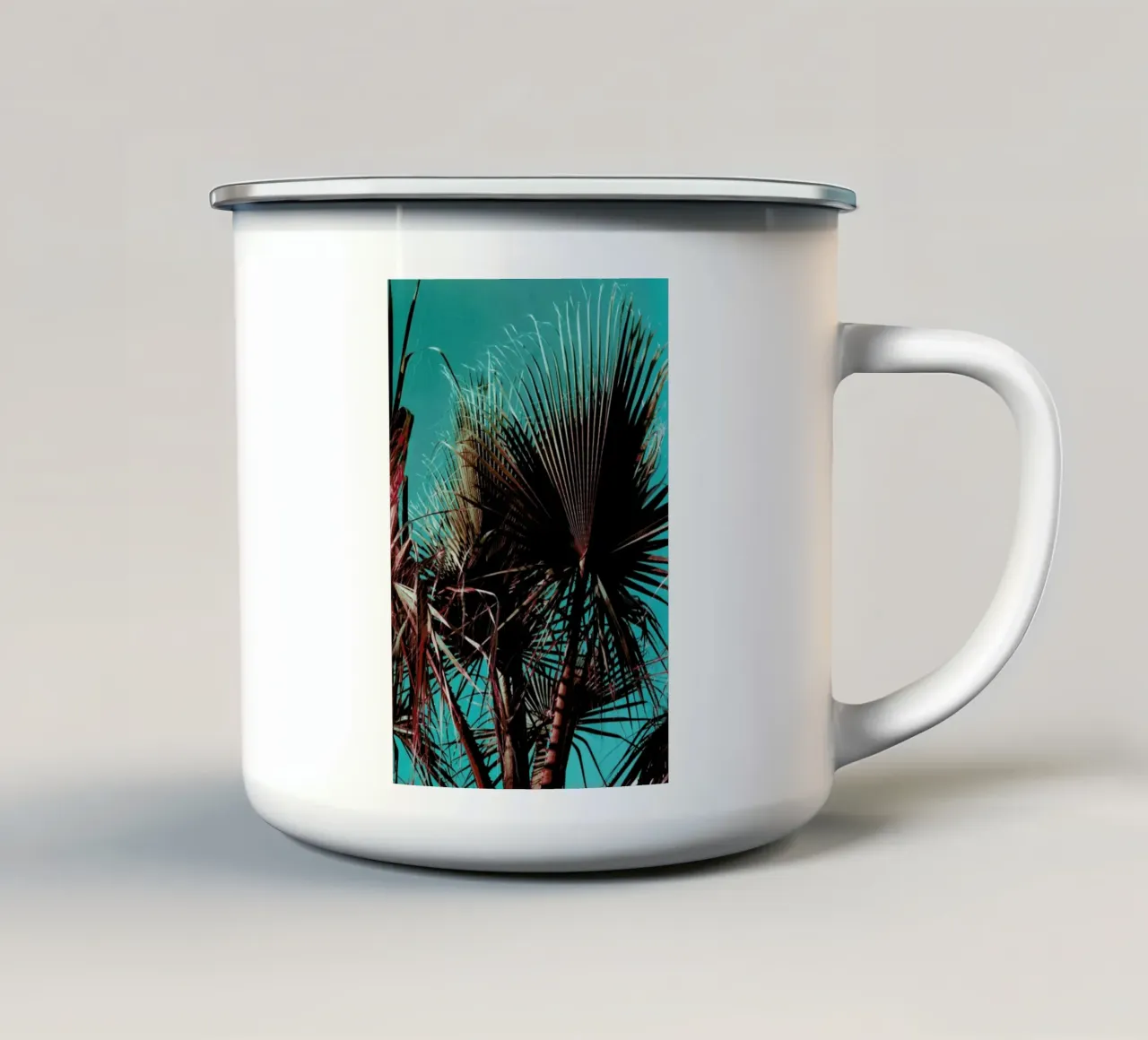 Palms V tazza in smalto da Sebastian Hilgetag