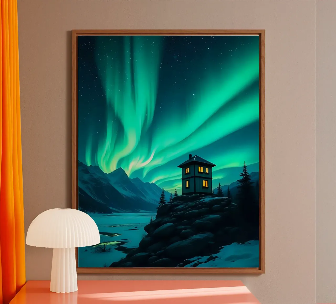 Northern Lights_3 alu-dibond by Fantasie & Mystikwelten by LK