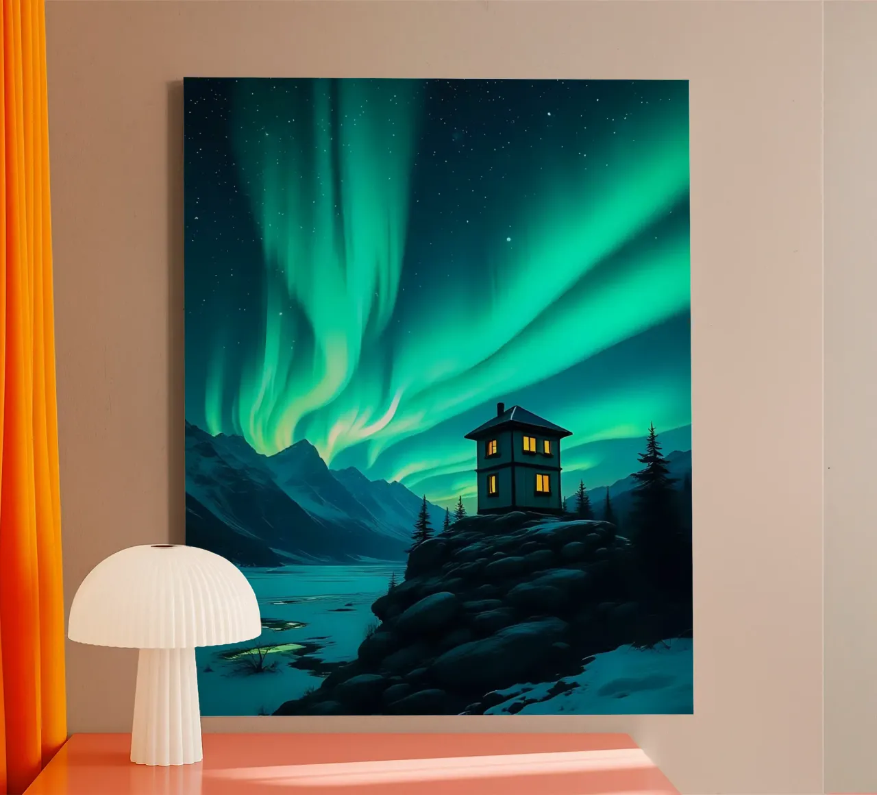 Northern Lights_3 canvas by Fantasie & Mystikwelten by LK