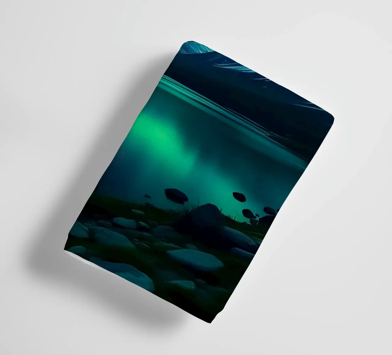 Polarlichter_5 Handtuch von Fantasie & Mystikwelten by LK