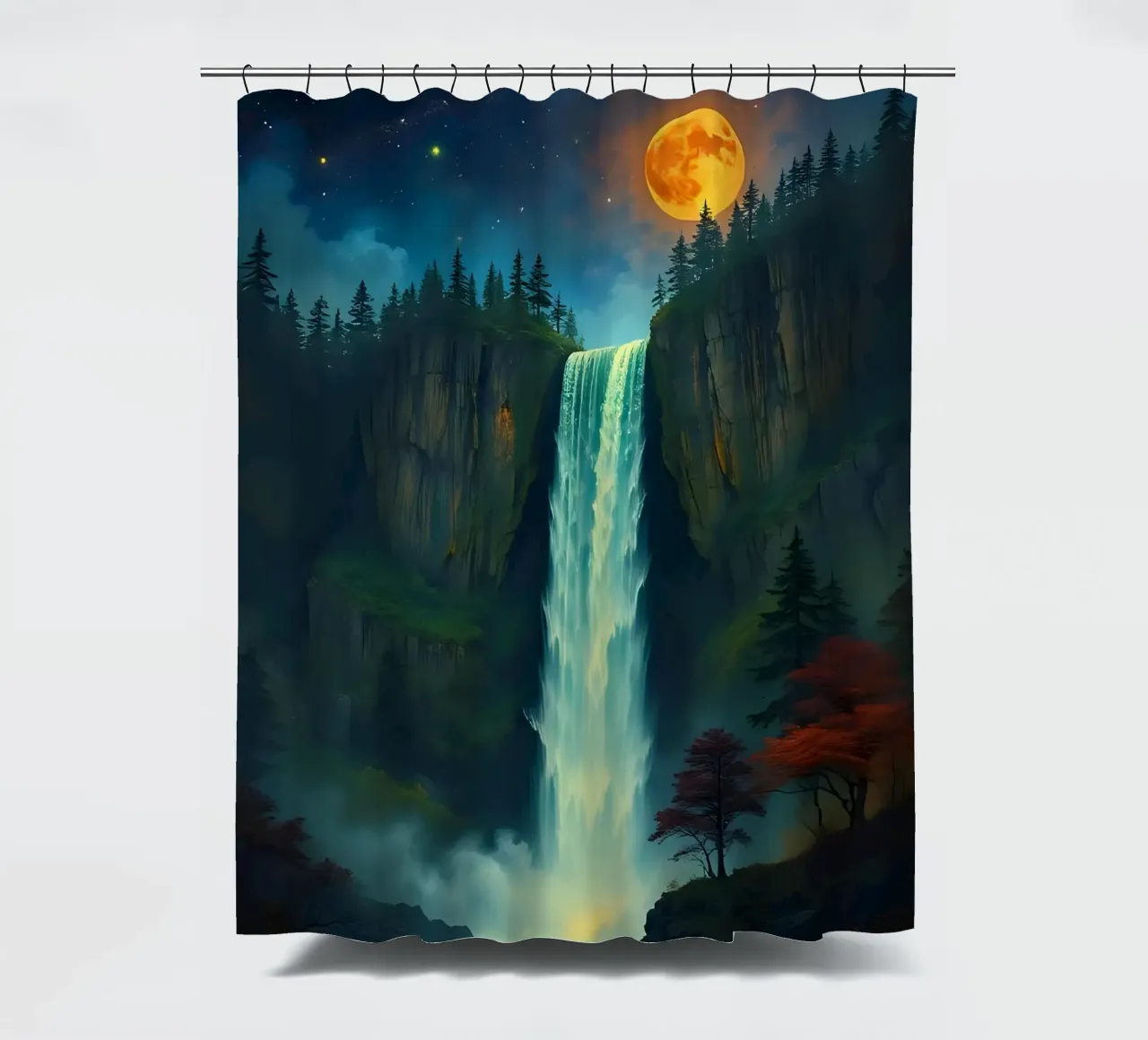 Cascata_1 tenda da doccia da Fantasie & Mystikwelten by LK