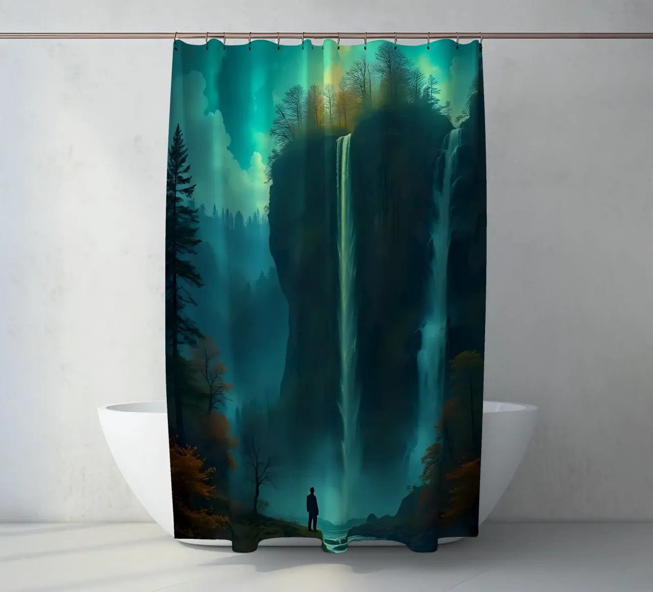 Cascata_2 tenda da doccia da Fantasie & Mystikwelten by LK