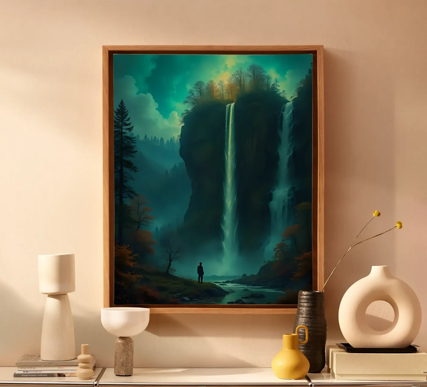 Waterfall_2 canvas by Fantasie & Mystikwelten by LK