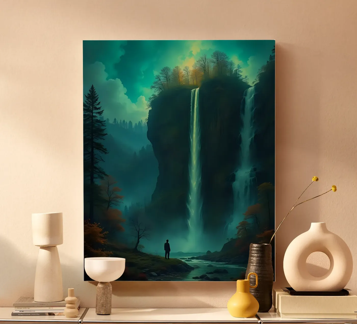 Waterfall_2 canvas by Fantasie & Mystikwelten by LK