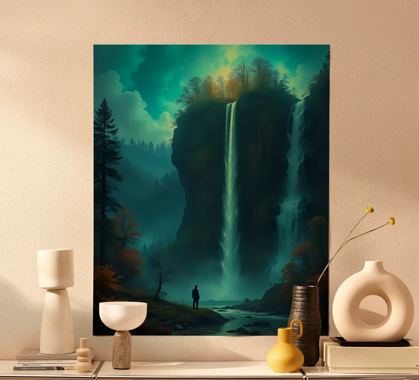 Waterfall_2 poster by Fantasie & Mystikwelten by LK
