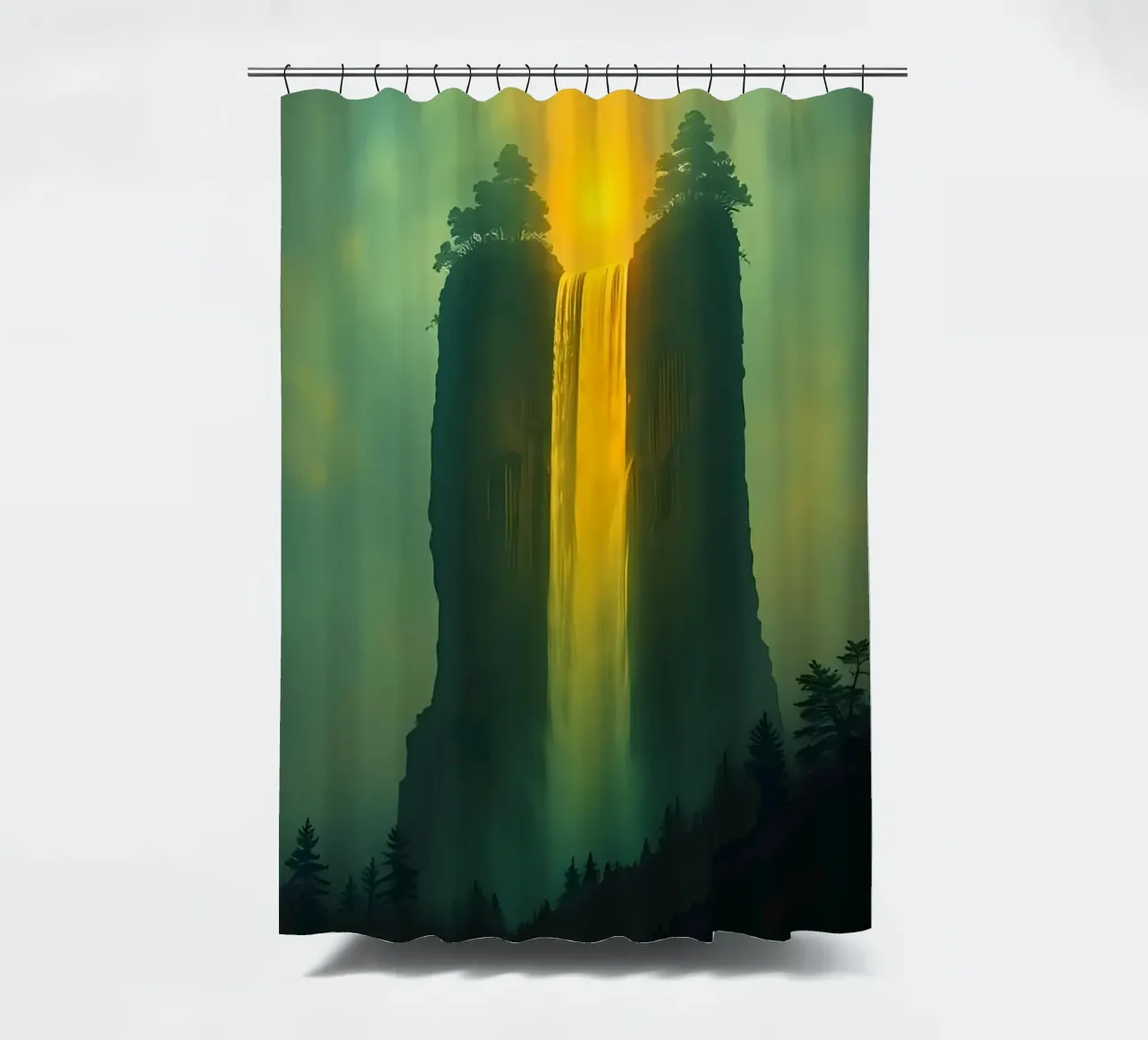 Cascata_3 tenda da doccia da Fantasie & Mystikwelten by LK