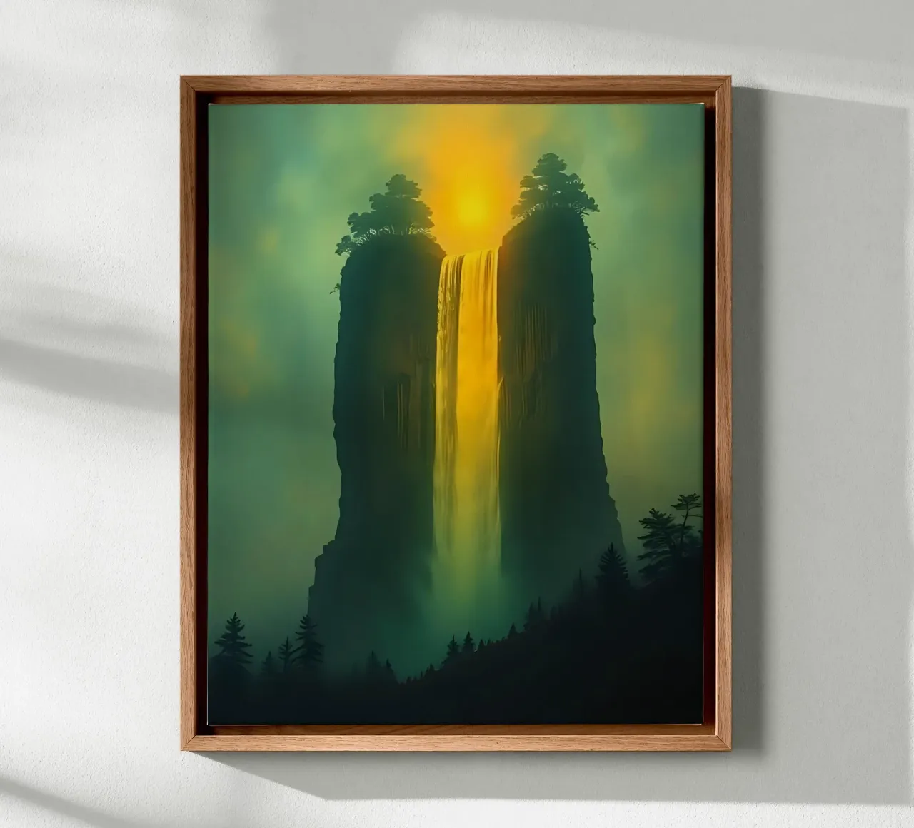 Cascata_3 tela con Cornice a cassetta da Fantasie & Mystikwelten by LK