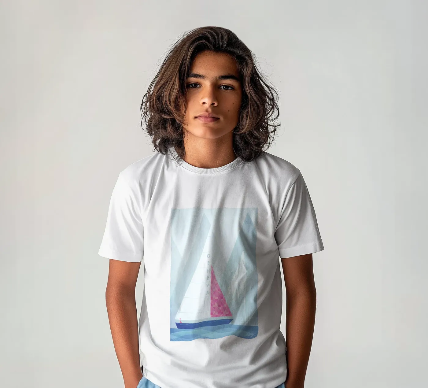 Geneva t-shirt bambini da Henry Rivers