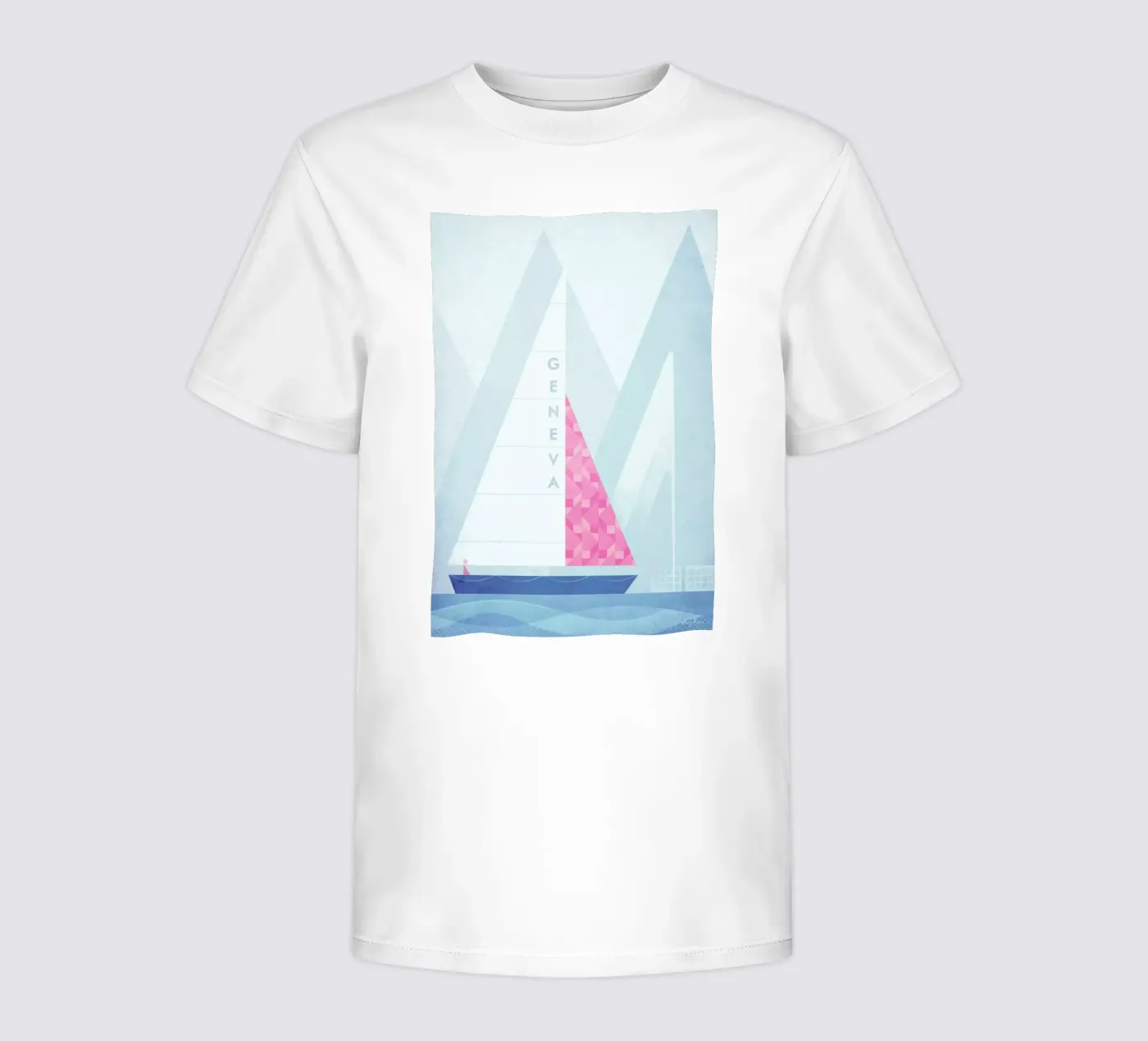 Geneva t-shirt bambini da Henry Rivers