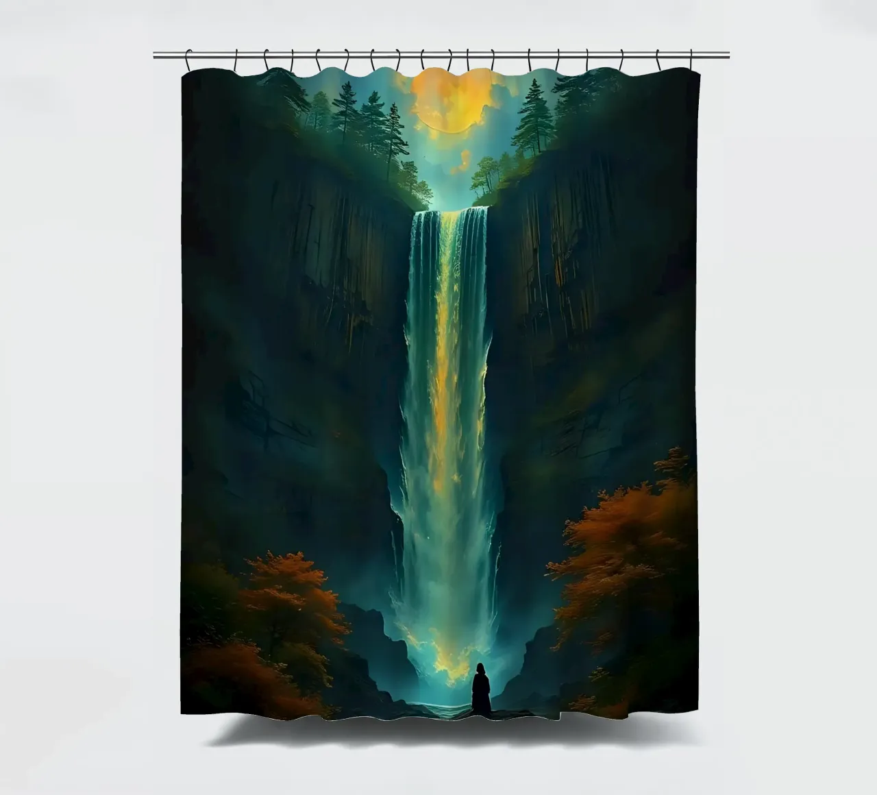 Chute d'eau_5 rideau de douche de Fantasie & Mystikwelten by LK