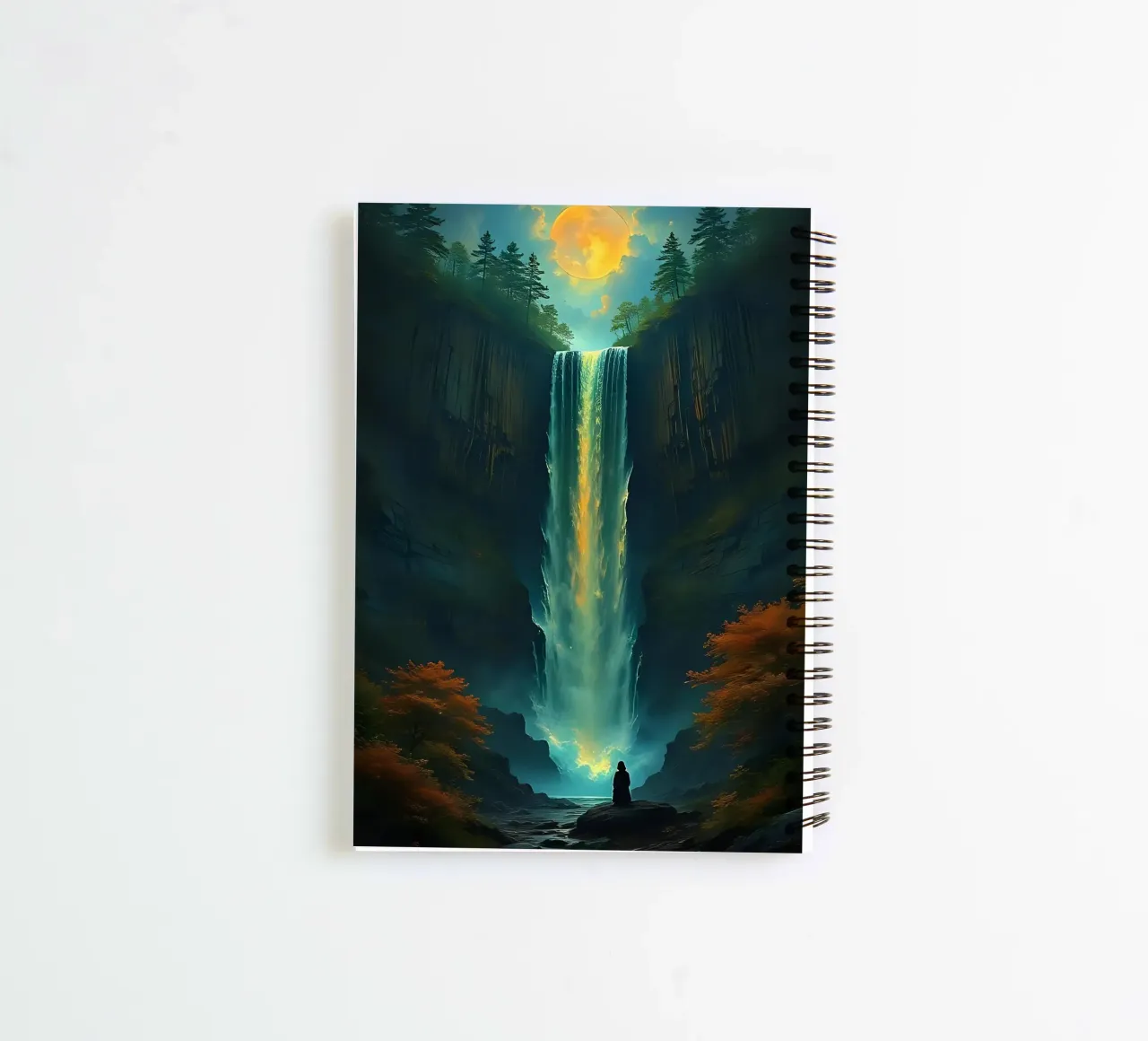Chute d'eau_5 carnet à spirale de Fantasie & Mystikwelten by LK