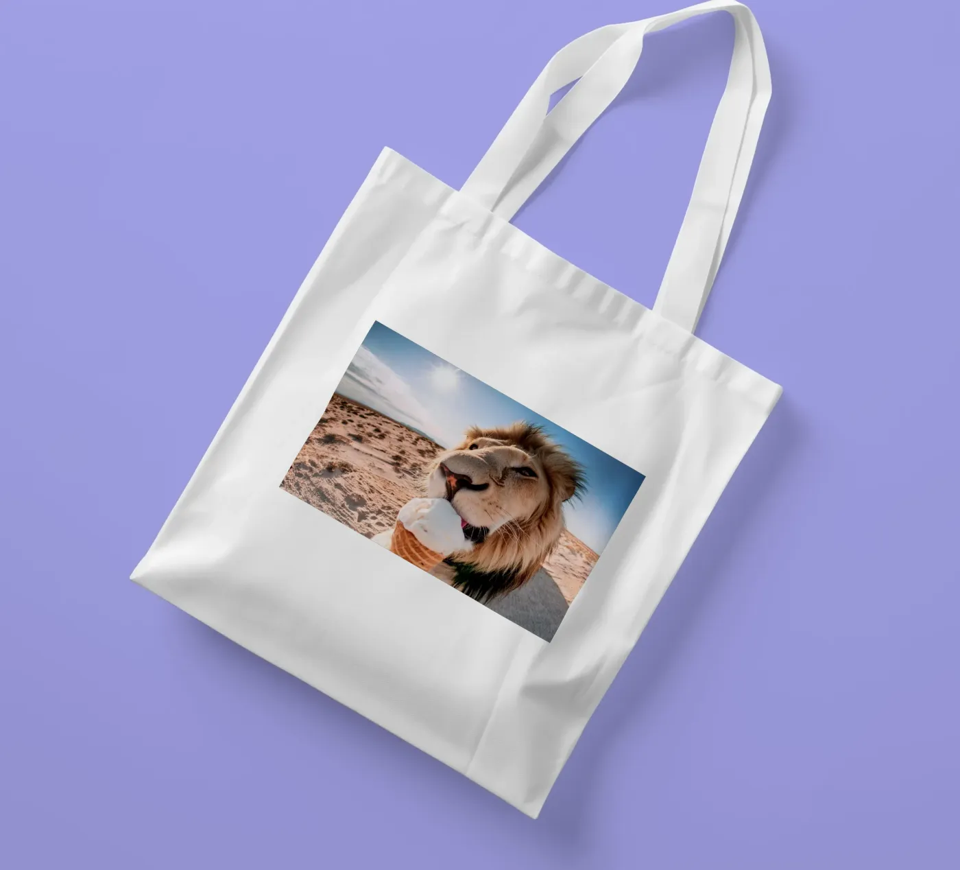 refreshing tote bag by rafael campezato