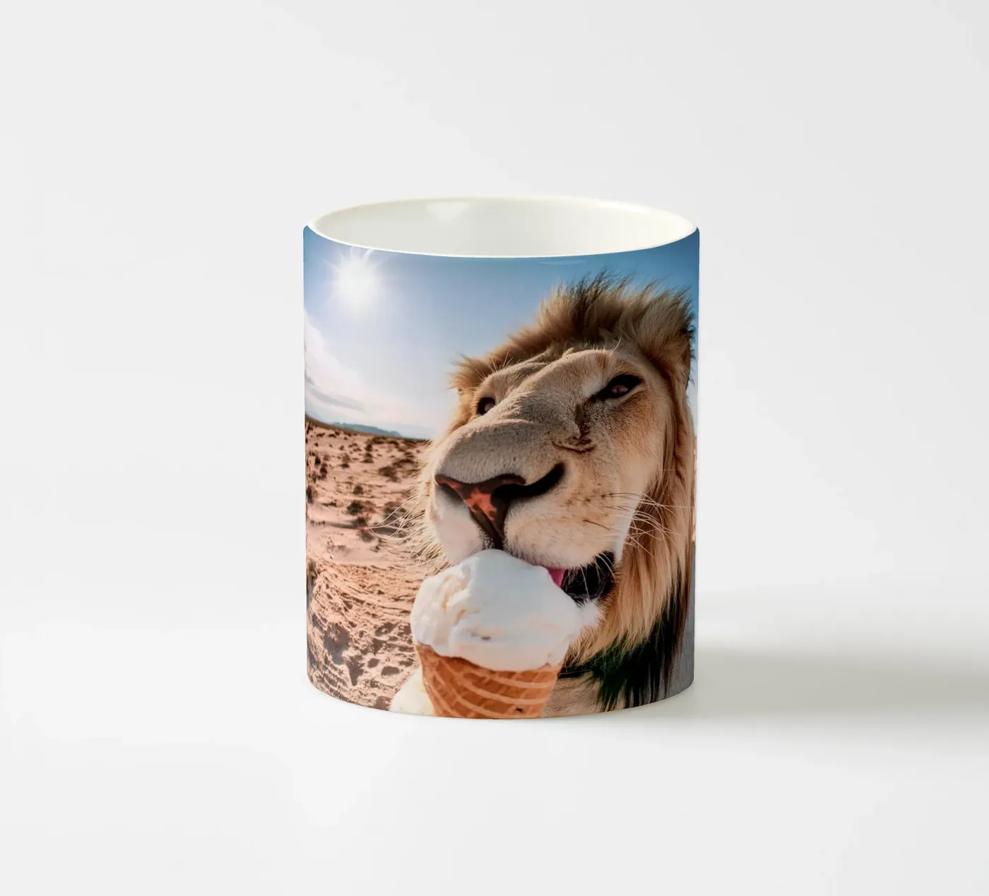 refreshing ceramic mug by rafael campezato