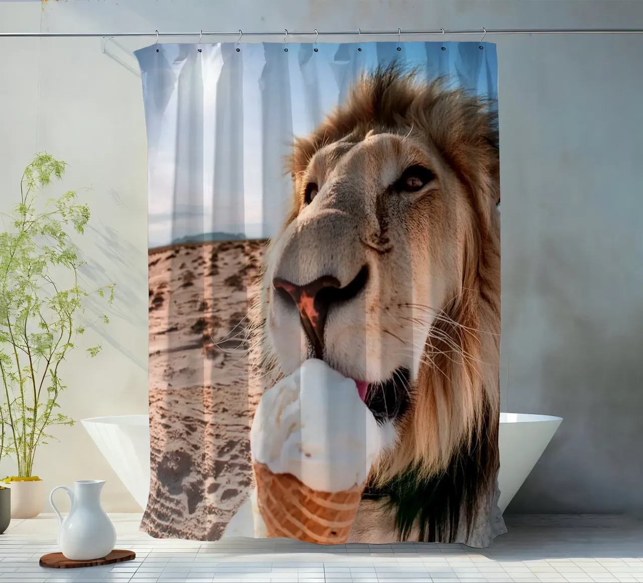 erfrischend Duschvorhang von rafael campezato