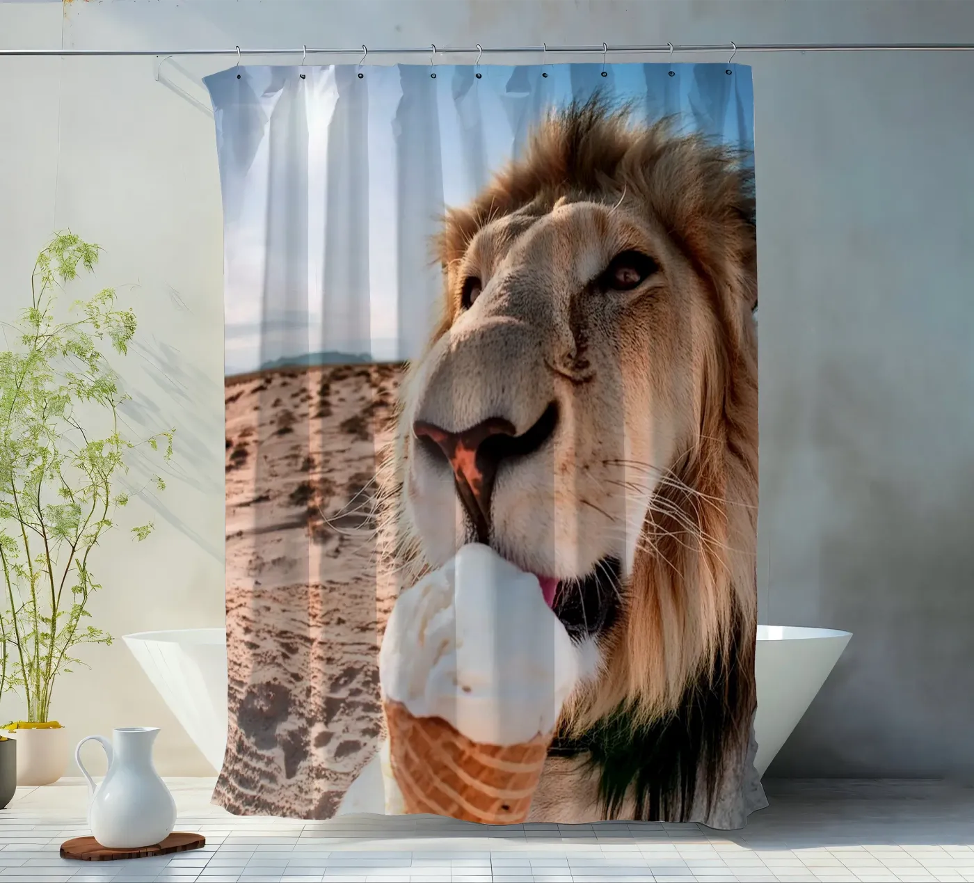 refreshing douchegordijn van rafael campezato