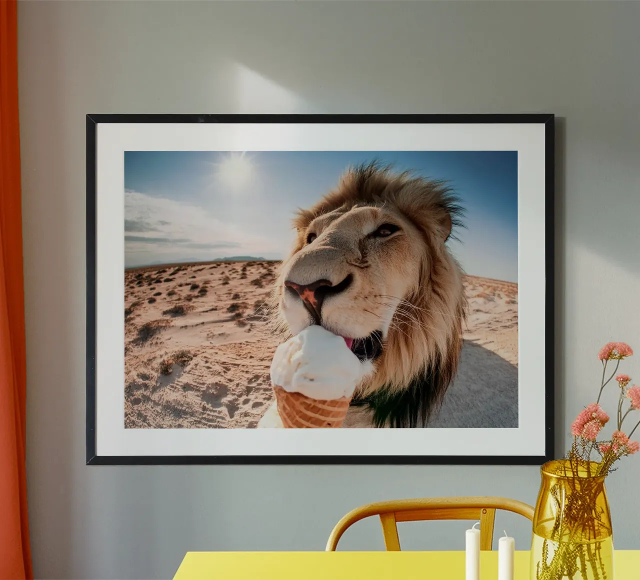 verfrissend poster met kunststof frame van rafael campezato