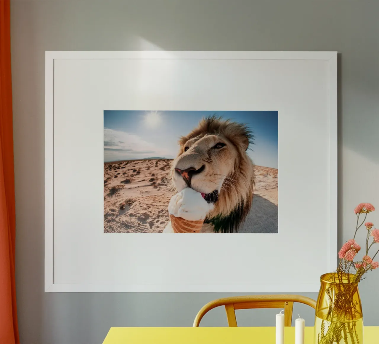verfrissend poster met kunststof frame van rafael campezato