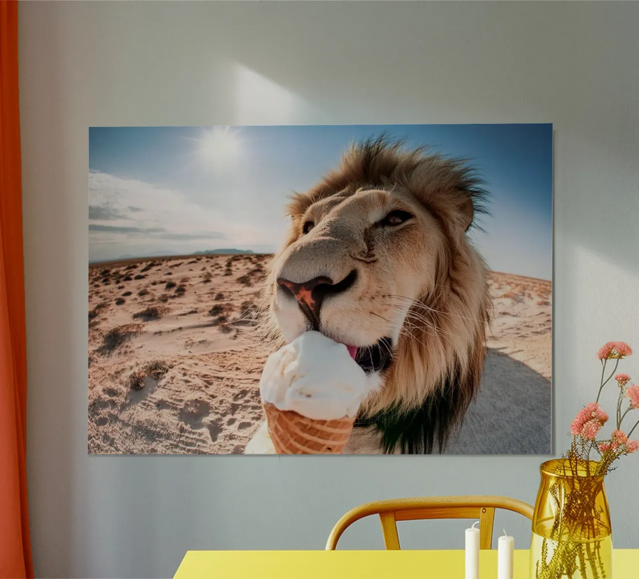 verfrissend poster met kunststof frame van rafael campezato