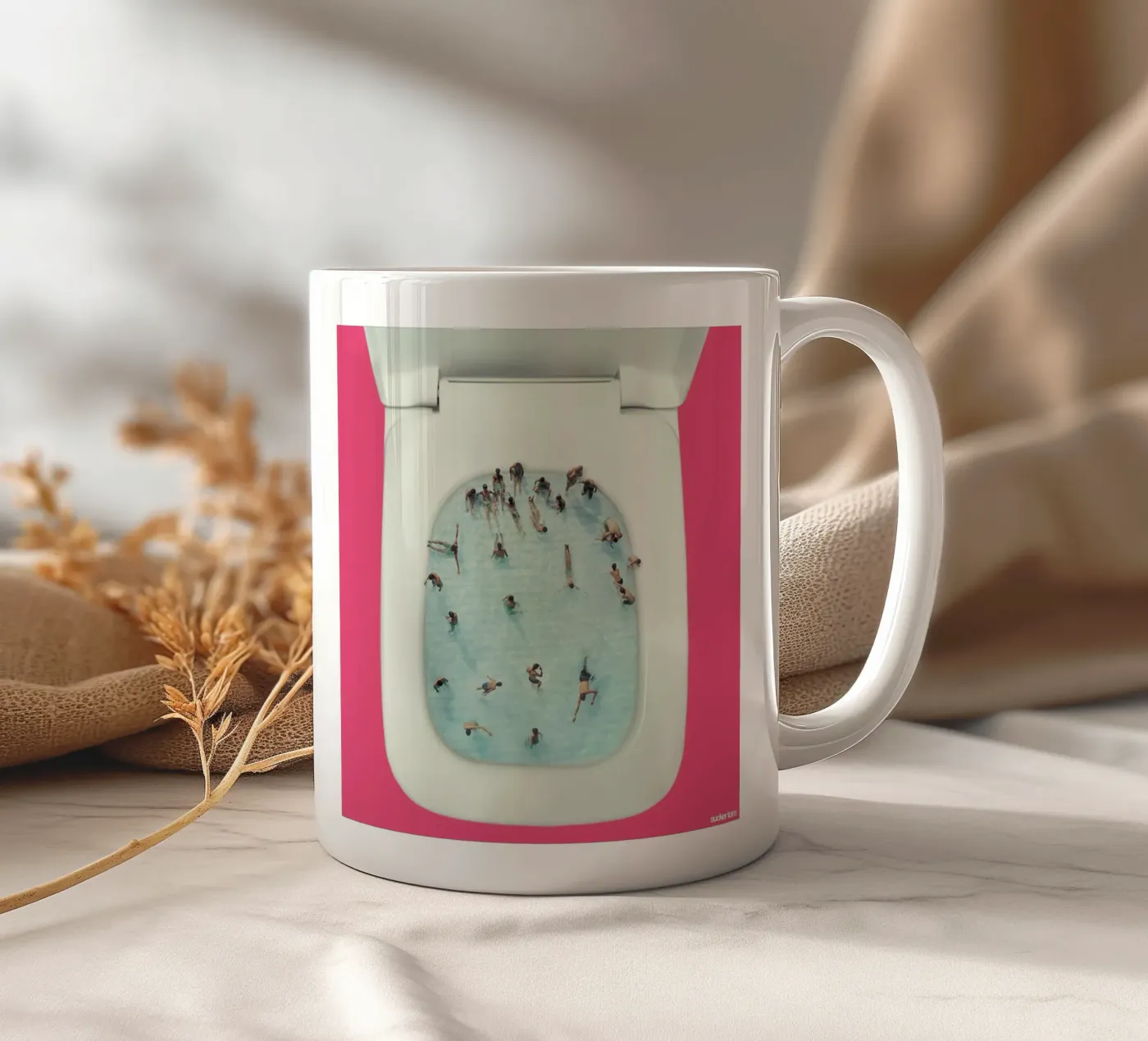 Poolet ceramic mug by suckertom