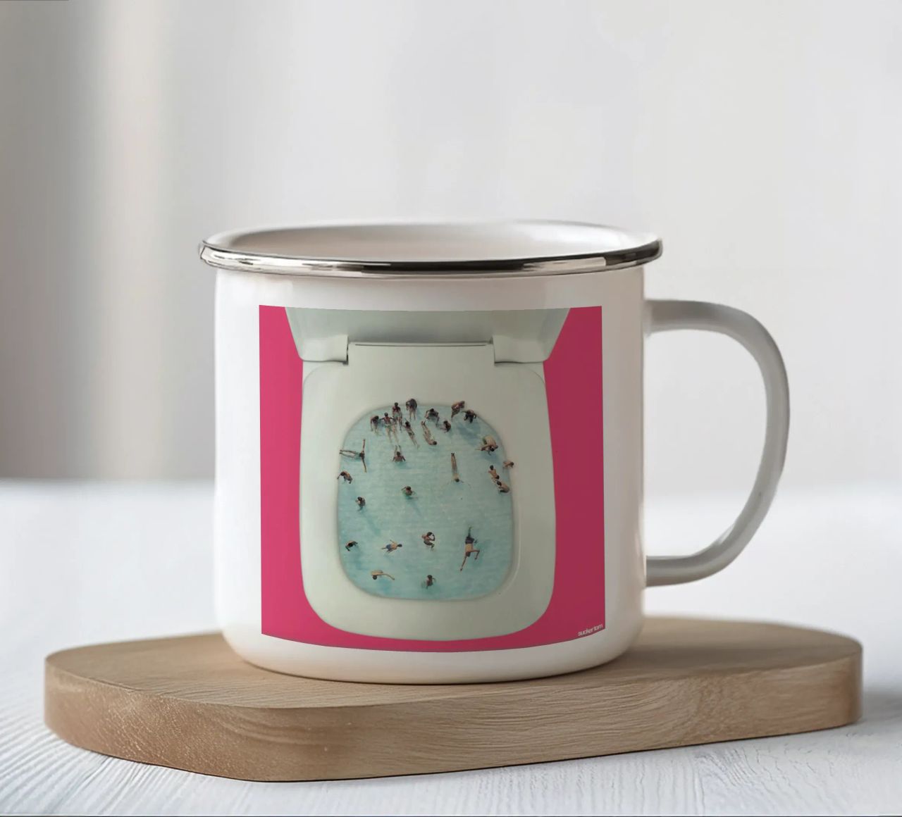 Poolet tazza in smalto da suckertom