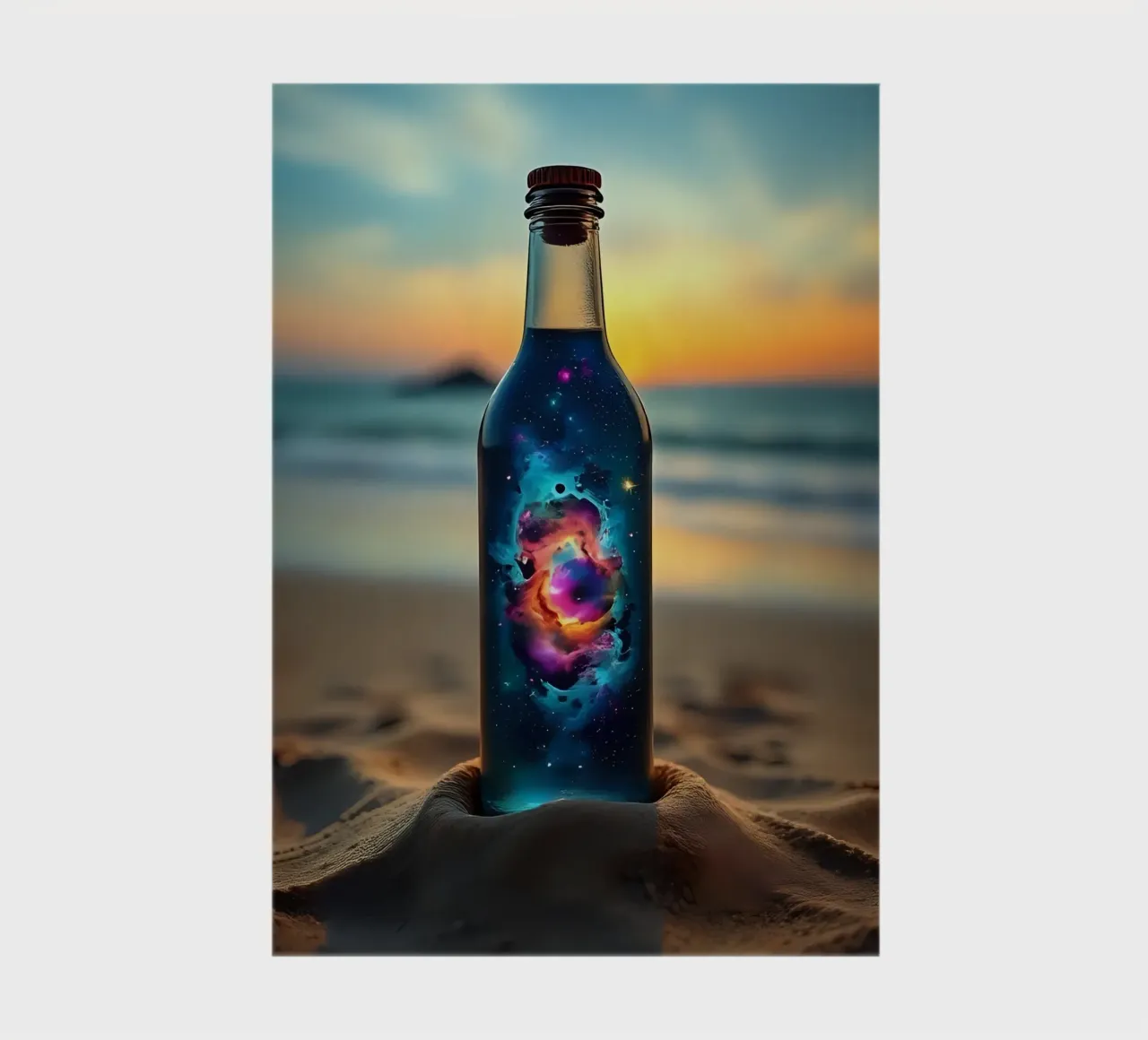 Bottiglia sulla spiaggia_2 diario da Fantasie & Mystikwelten by LK