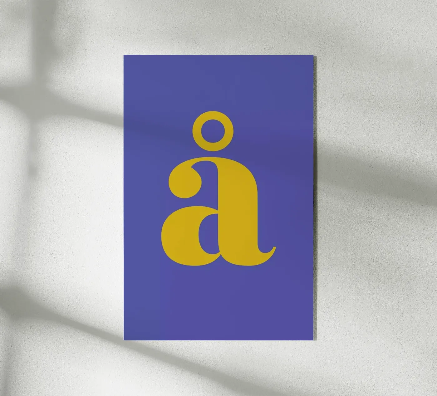 Blue Letter å plexiglass da Studio One