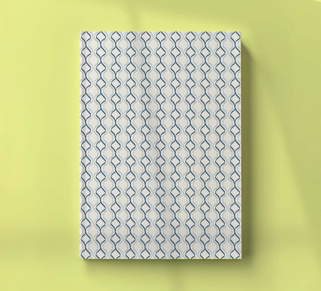 Spiral seamless line pattern notebook by Little Dean